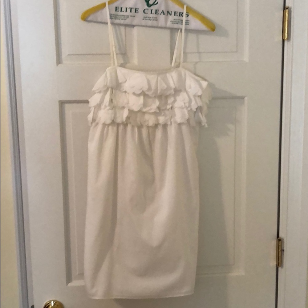 J Crew white cotton dress